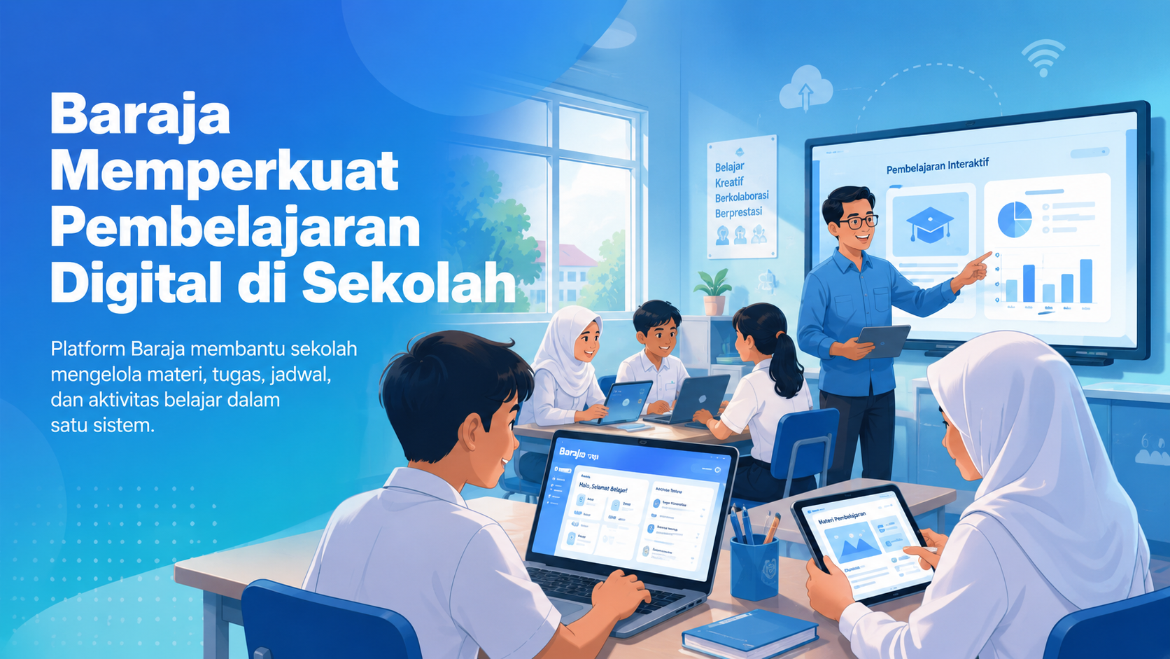 Baraja Memperkuat Pembelajaran Digital di Sekolah